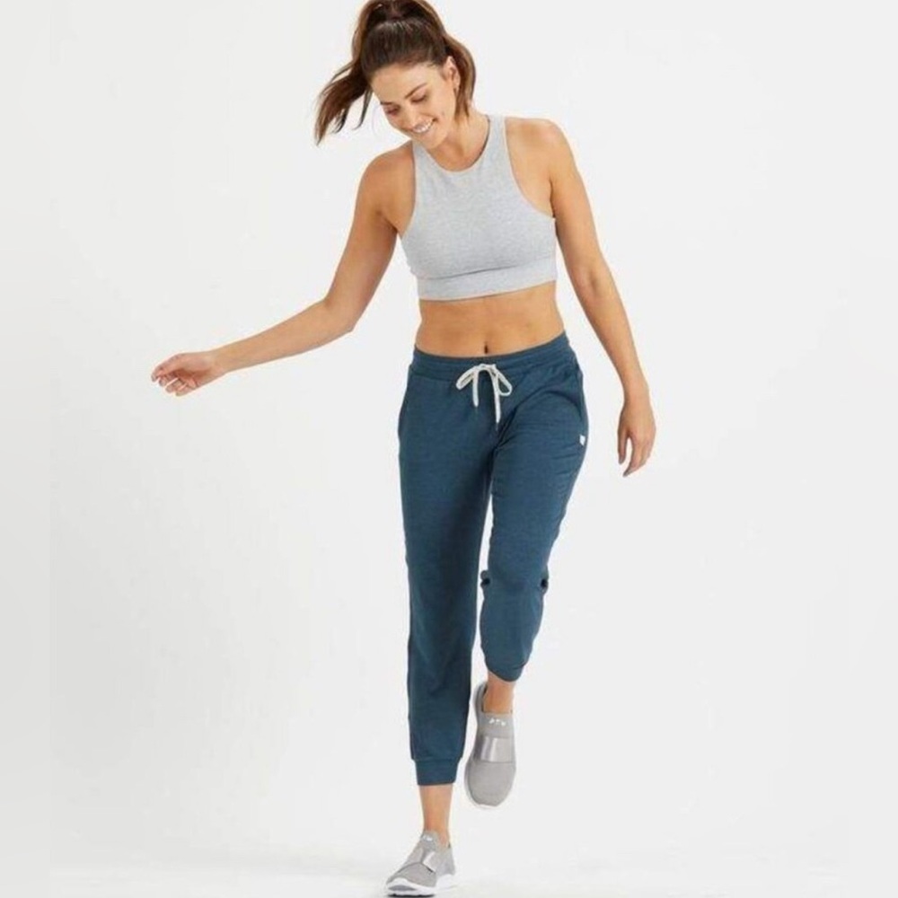 Vuori Teal Blue Drawstring Joggers
